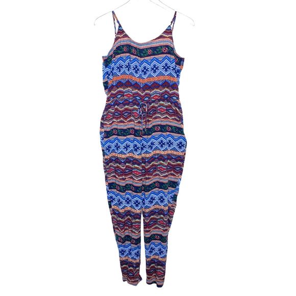 Rue 21 Tribal Print Sleeveless Jumpsuit - Size XL - Picture 3 of 4